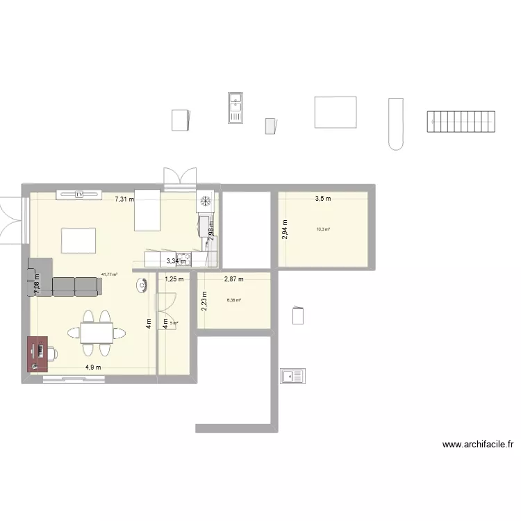 mais chaV. Plan de mais chaV. Plan de