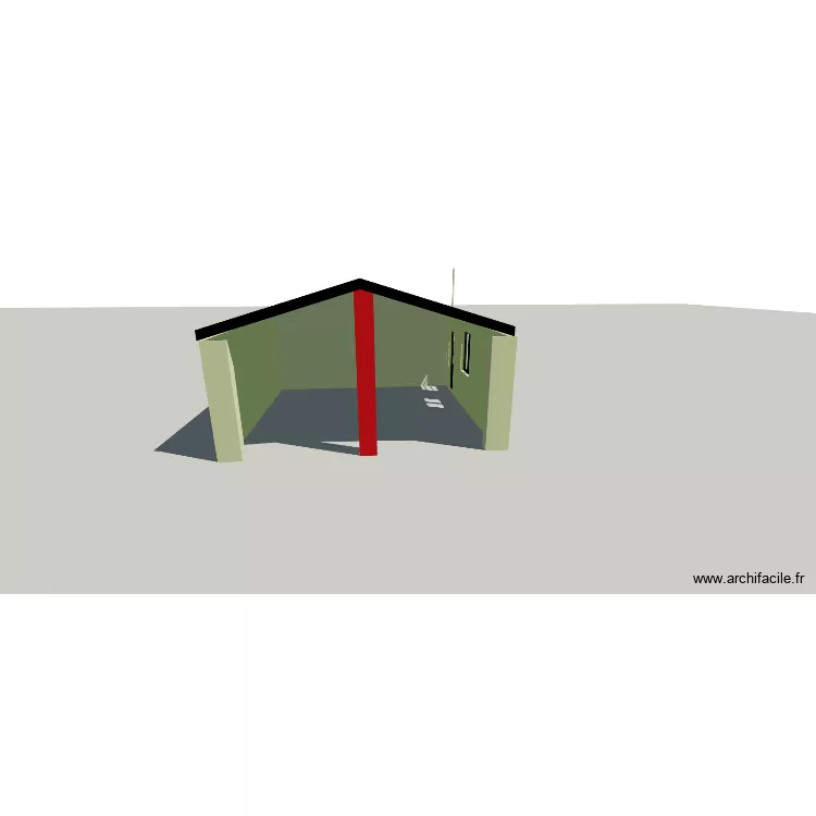 garage. Plan de 