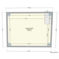 Plancher RDC avec escalier