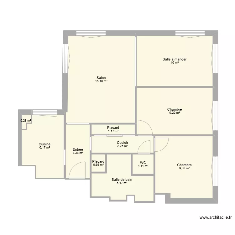 AppartMontrouge. Plan de 