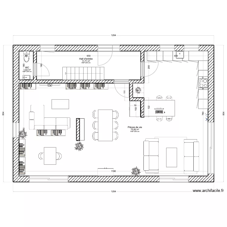 Projet exam avant transfo. Plan de 