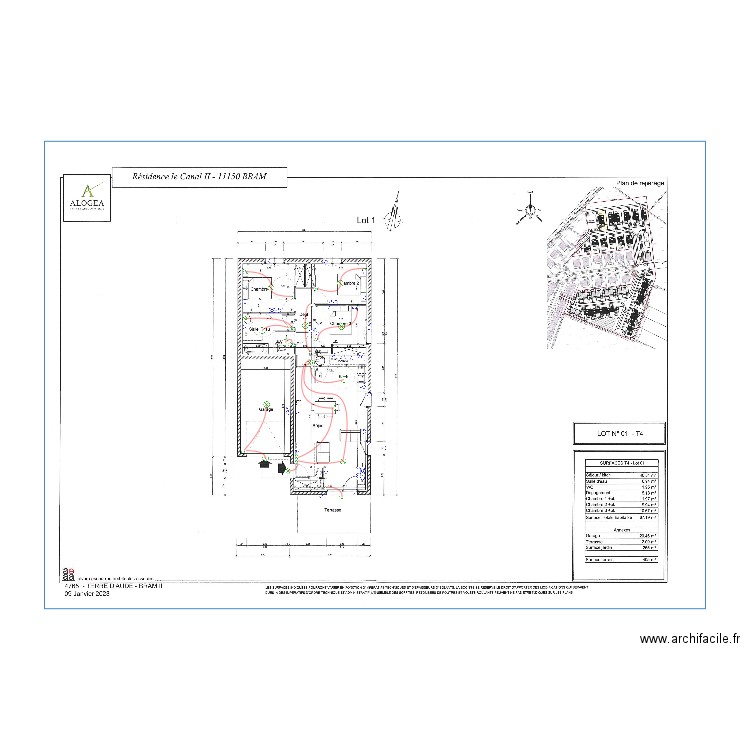 AMETHYSTE LOT 1. Plan de 0 pièce et 0 m2