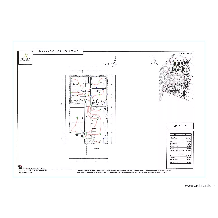 AMETHYSTE LOT 1. Plan de 