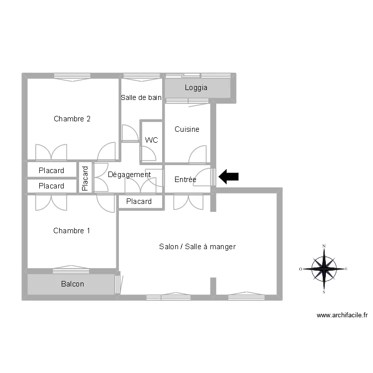 50888 GUIA. Plan de 13  et 73 m²