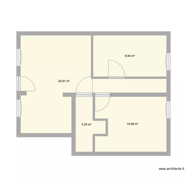 Immeuble st cyp - RDC. Plan de 4 et 44 m² Immeuble st cyp - RDC. Plan de 4 et 44 m²