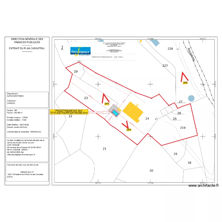 SITUATION PLAN. Plan de SITUATION PLAN. Plan de