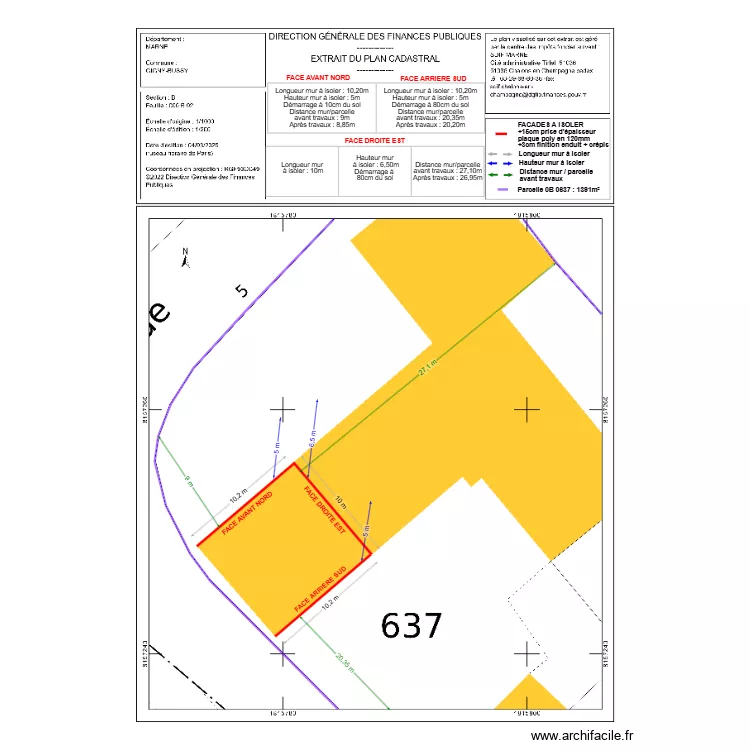dp02 DUBOIS MURIELLE. Plan de 