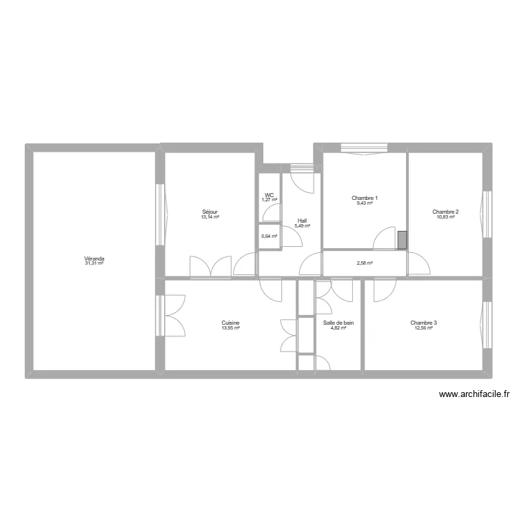 Existant - 60 r Saint Louis. Plan de Existant - 60 r Saint Louis. Plan de