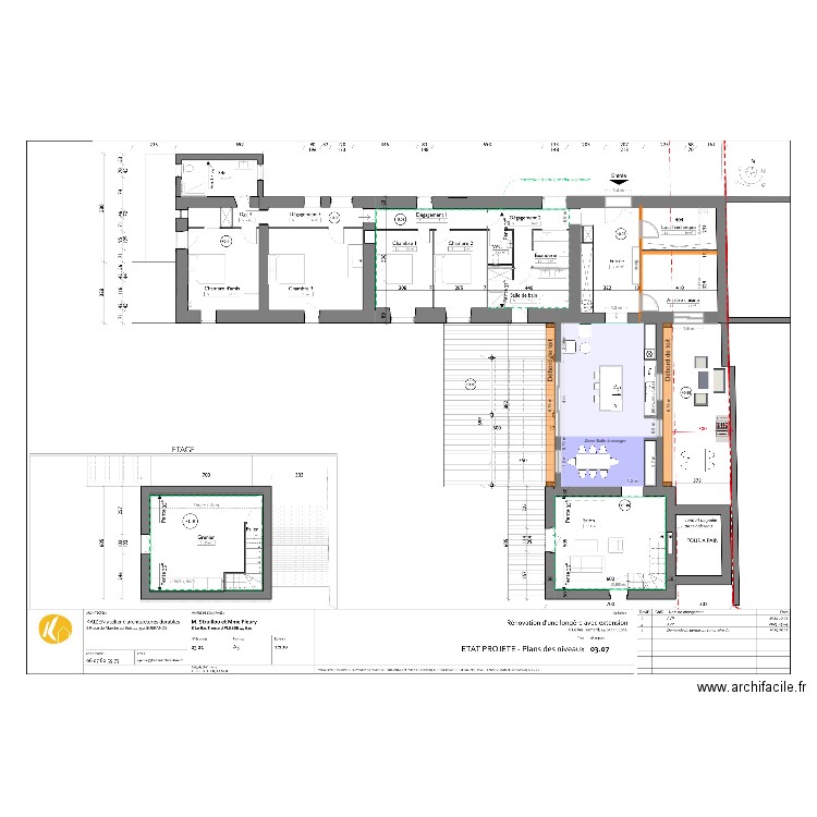 Révision cuisine 2. Plan de 0 pièce et 0 m2