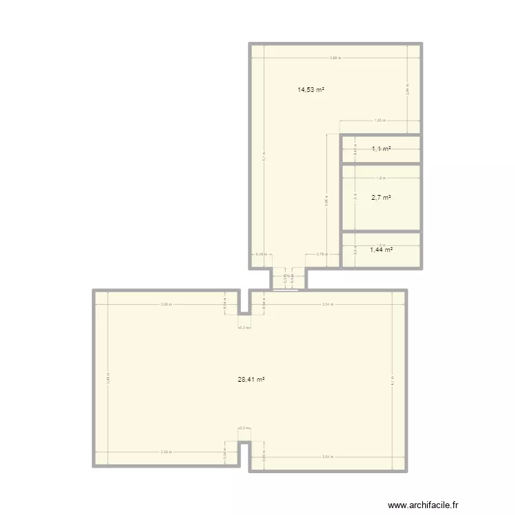 gilles nadine. Plan de 5  et 48 m²