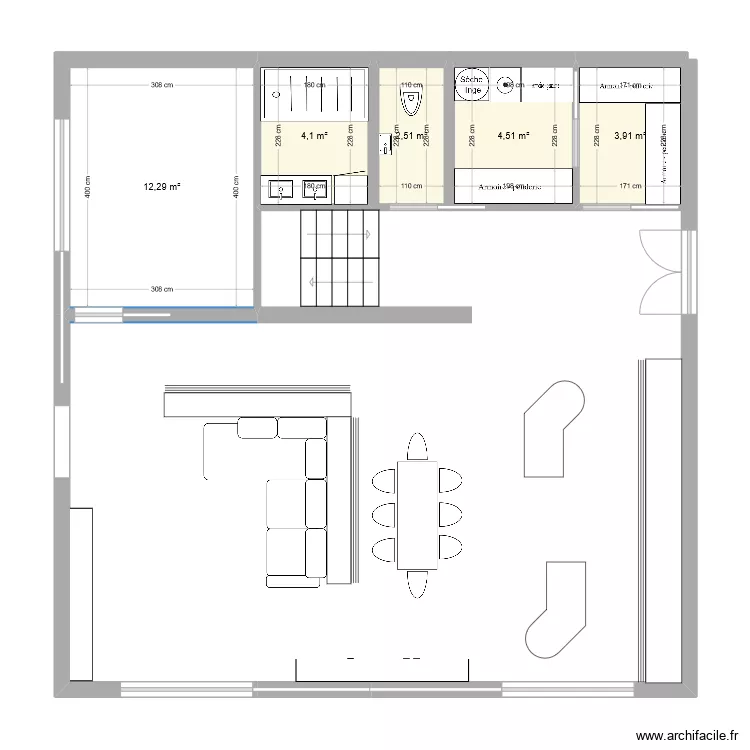 maison 2. Plan de 