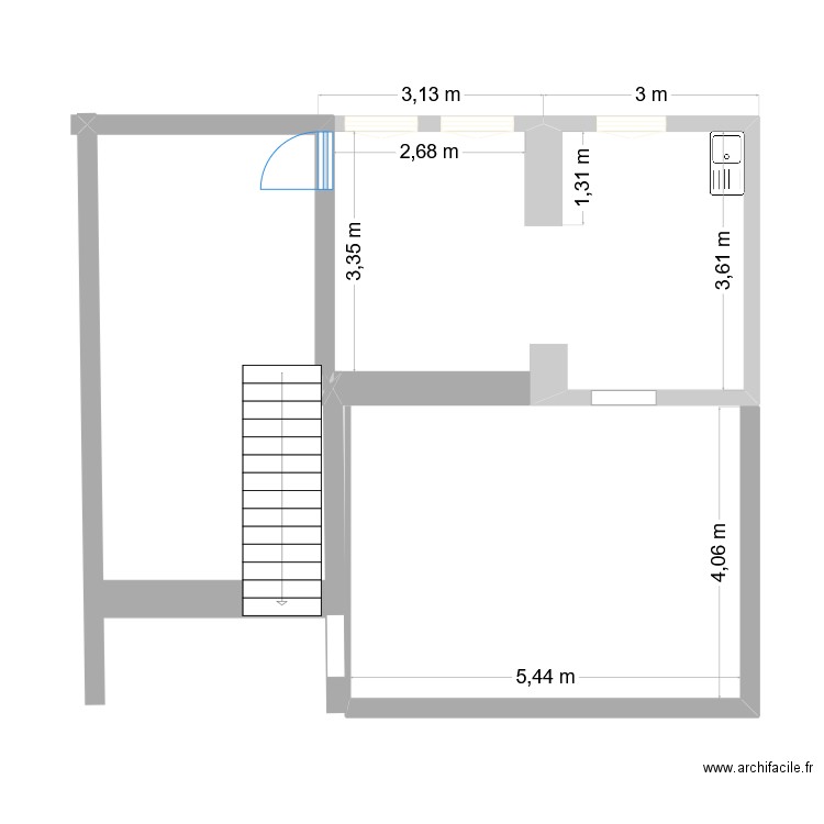Cuisine Fred. Plan de 0 pièce et 0 m2