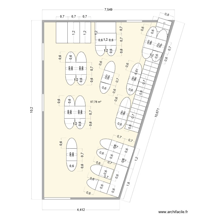 anduze. Plan de 0 pièce et 0 m2