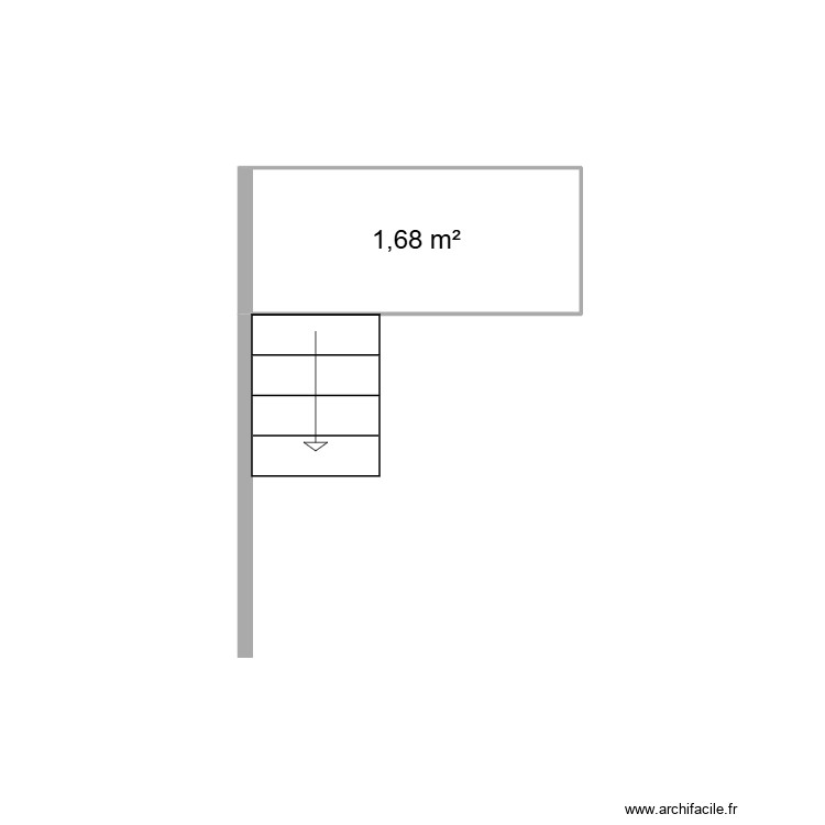 1er étage. Plan de 0 pièce et 0 m2