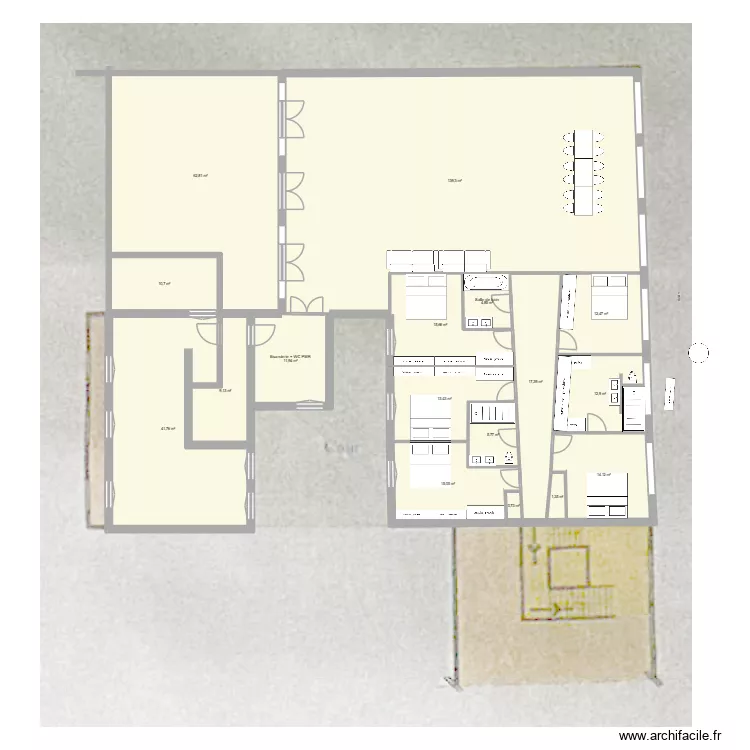 AMIENS LOFT R+1. Plan de 17 et 389 m² AMIENS LOFT R+1. Plan de 17 et 389 m²