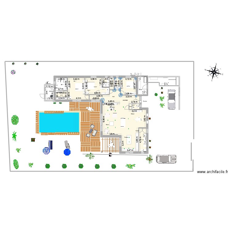 Gilles Debarre 150 déf   IND 1   PC. Plan de 11 pièces et 151 m2