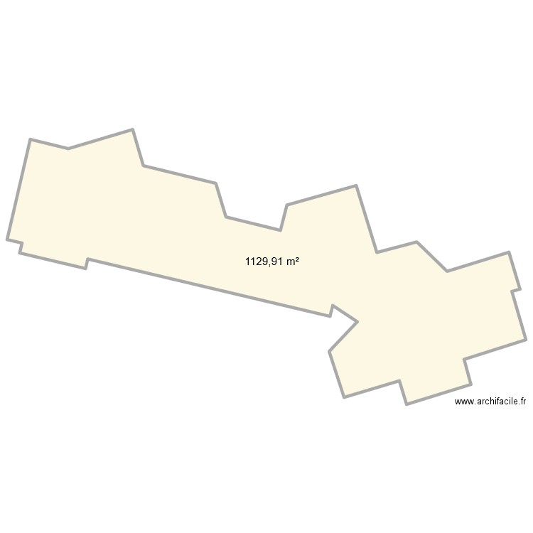 76475 FASP MATERNELLE LOUIS LEMONNIER. Plan de 1 pièce et 1130 m2