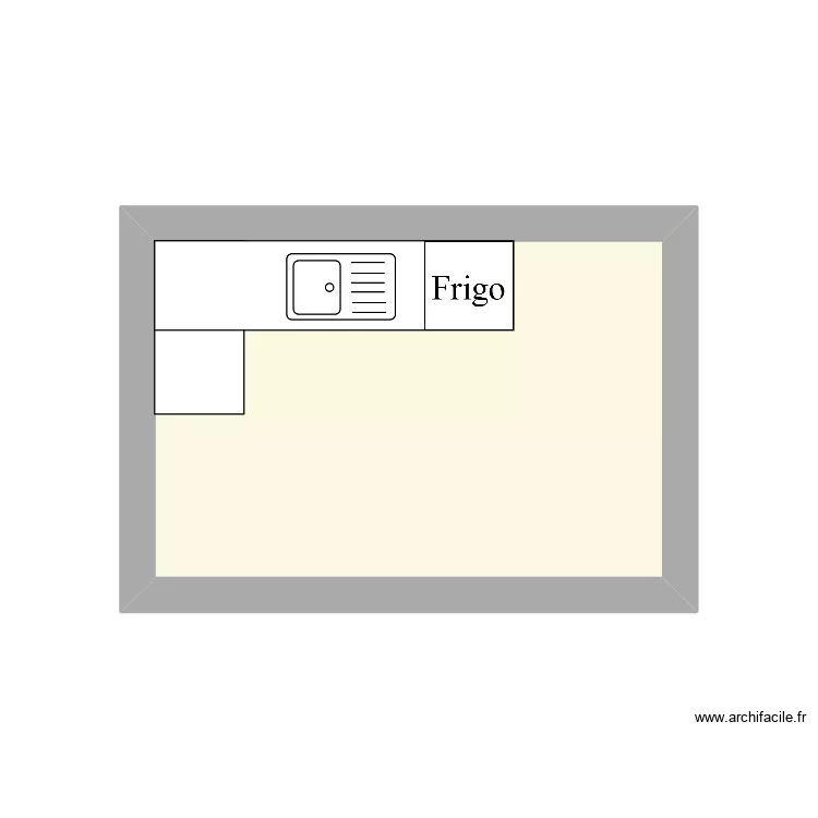 CUISINE ETUDE. Plan de 