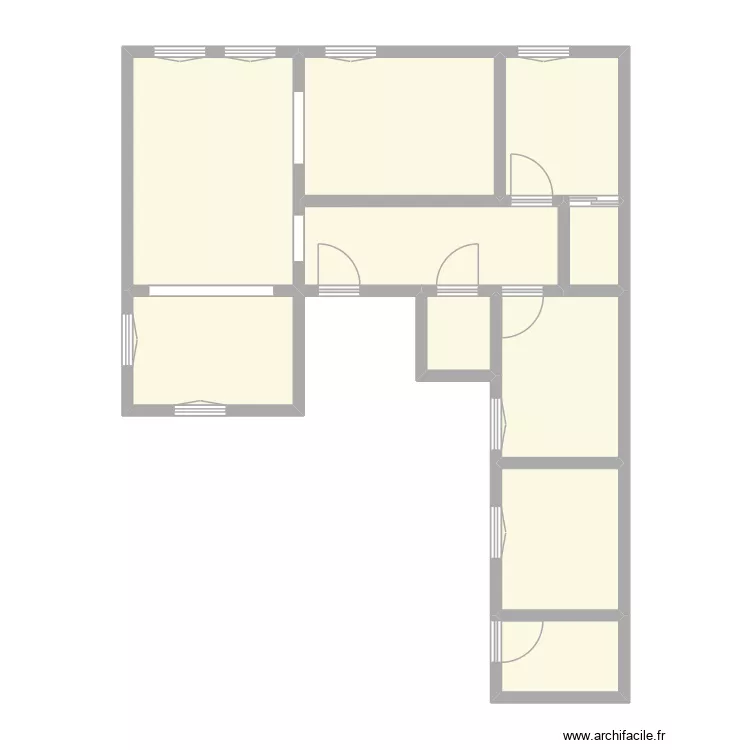 LEROY - STE COLOMBE LA COMMANDERIE. Plan de 