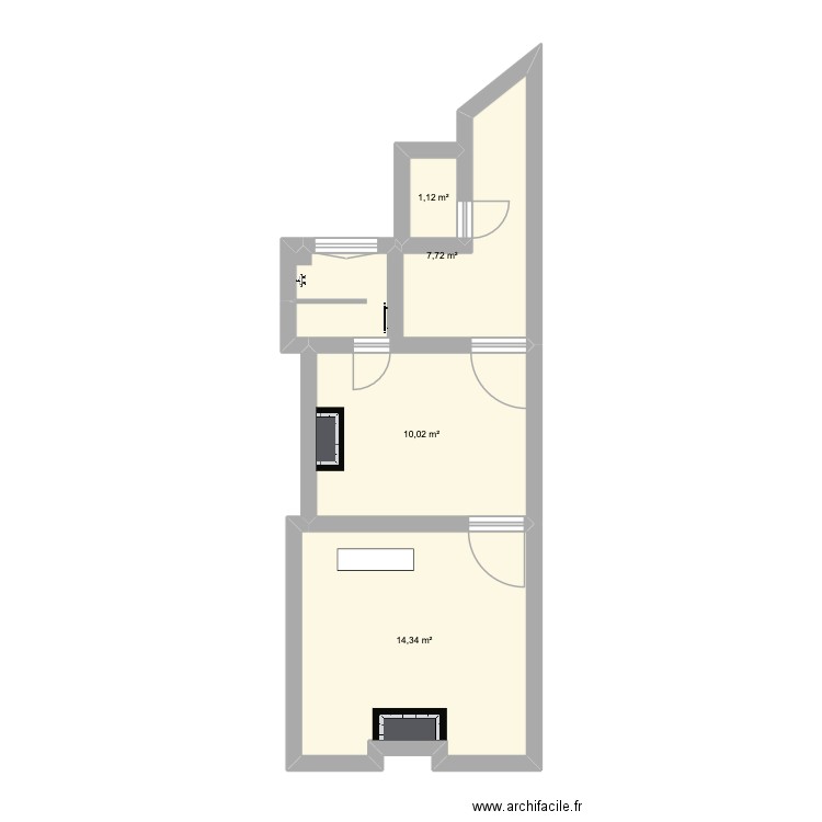 Nov2025. Plan de 4 pièces et 33 m2