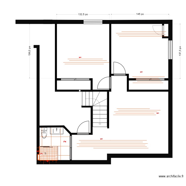 simard Pose. Plan de 0 pièce et 0 m2