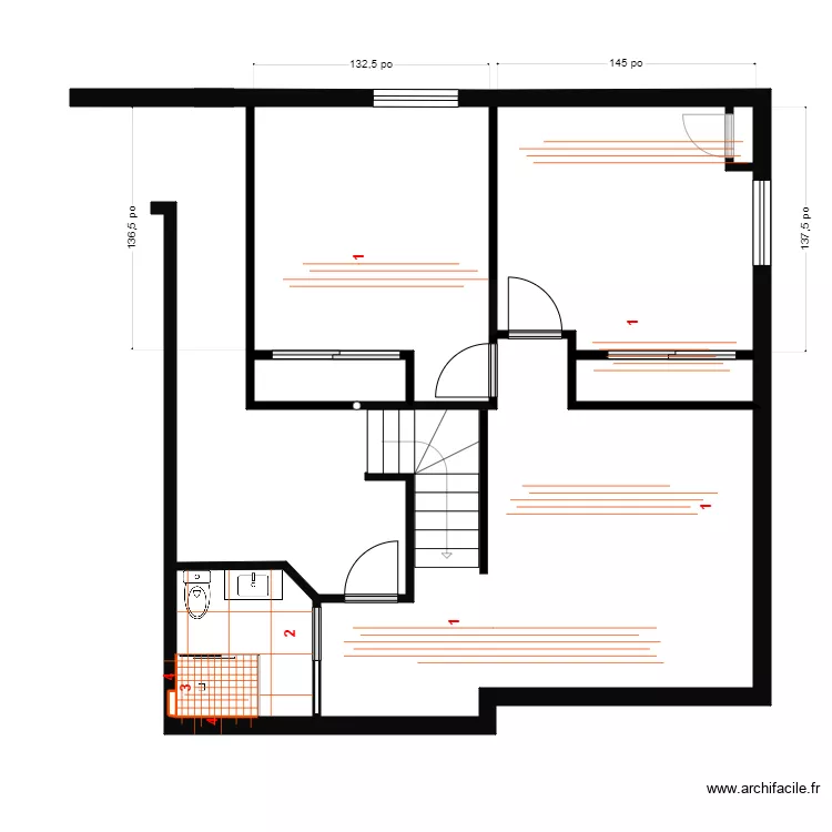 simard Pose. Plan de 