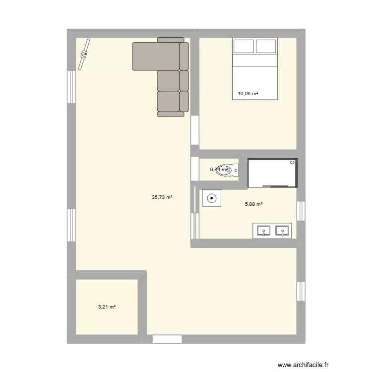 Maison SPLN. Plan de 5 et 56 m² Maison SPLN. Plan de 5 et 56 m²