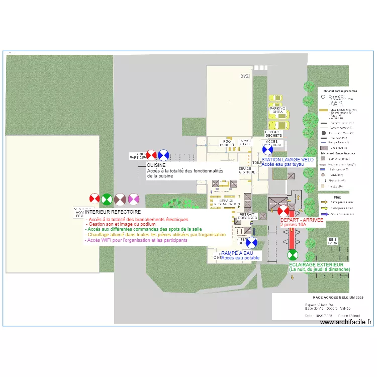 RAB25 - RESSOURCES - BRAINE L'ALLEUD. Plan de 