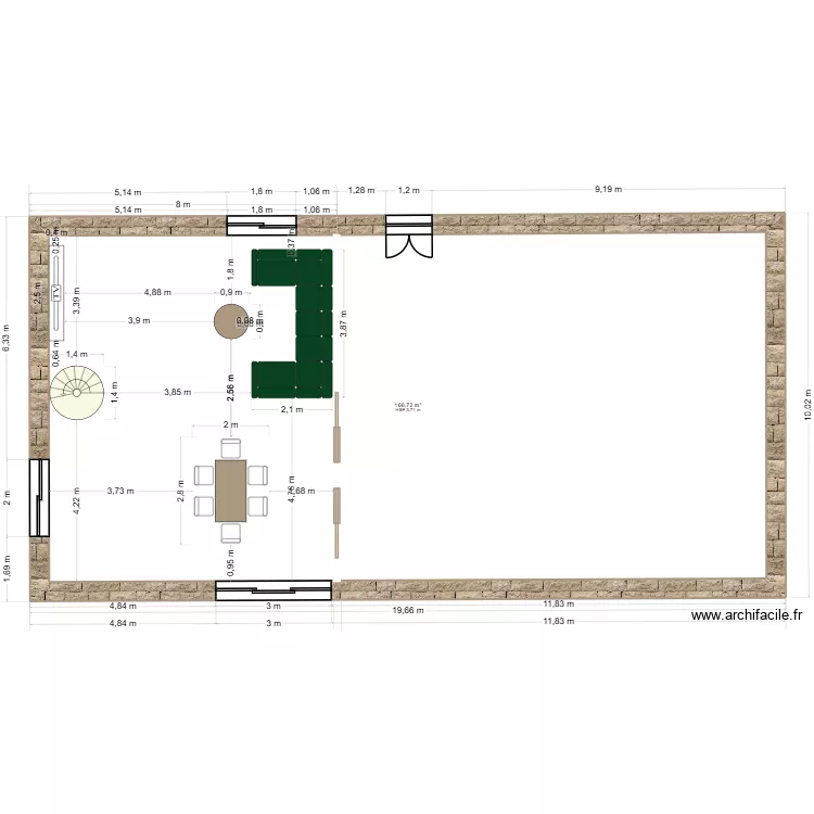 hublanges 01 essai. Plan de 1 Pièce et 167 m² hublanges 01 essai. Plan de 1 Pièce et 167 m²