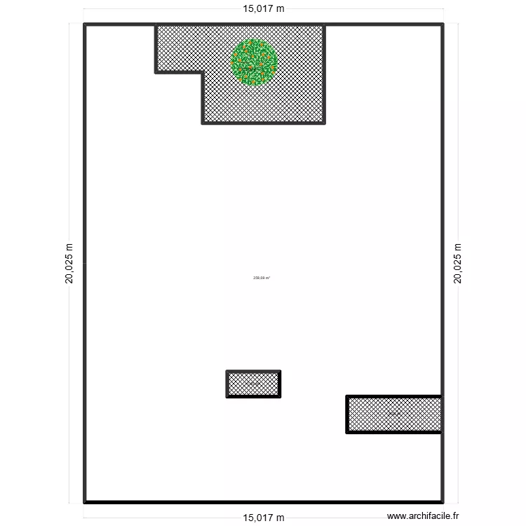 CHEZ BINETOU TERRASSE. Plan de 