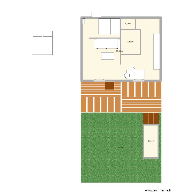Kahn. Plan de 0 pièce et 0 m2