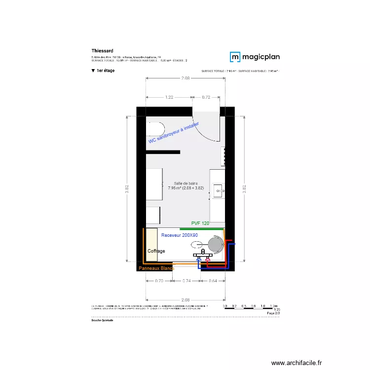 Plan Projet  Thiessard. Plan de 