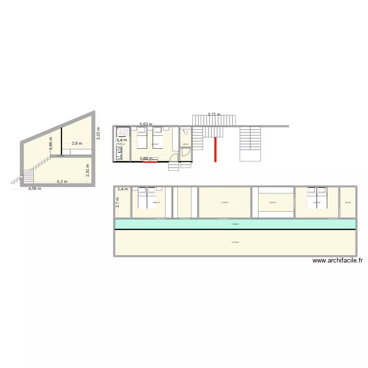 LOFT JOFFRE V6. Plan de 11 pièces et 168 m² LOFT JOFFRE V6. Plan de 11 pièces et 168 m²