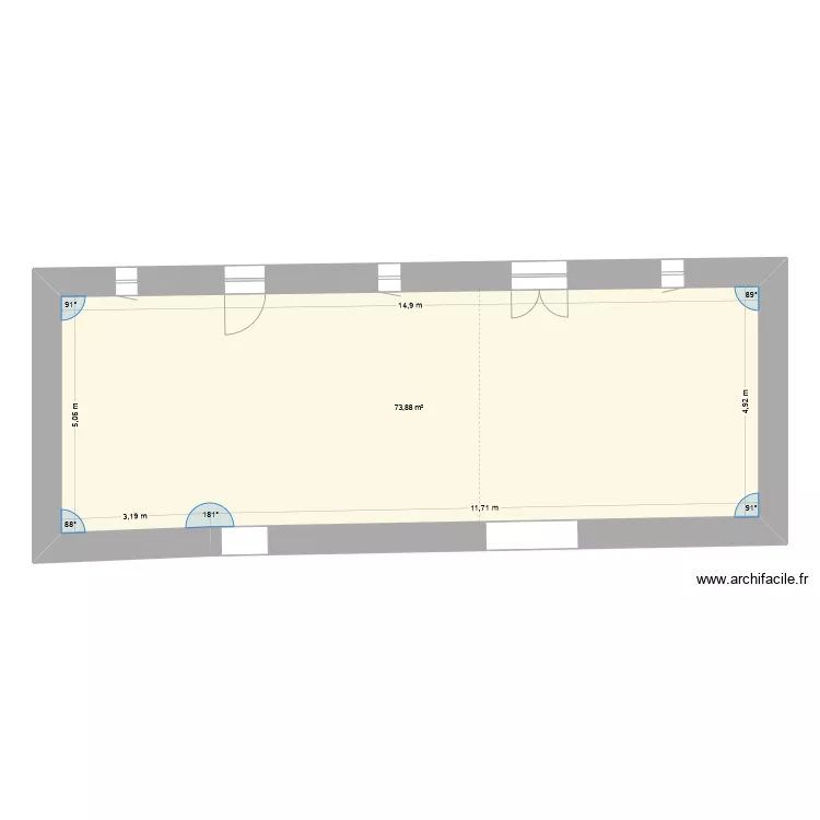 RDC Nord base. Plan de 