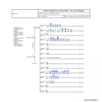 sch&eacute;ma unifilaire Leval trahegnies