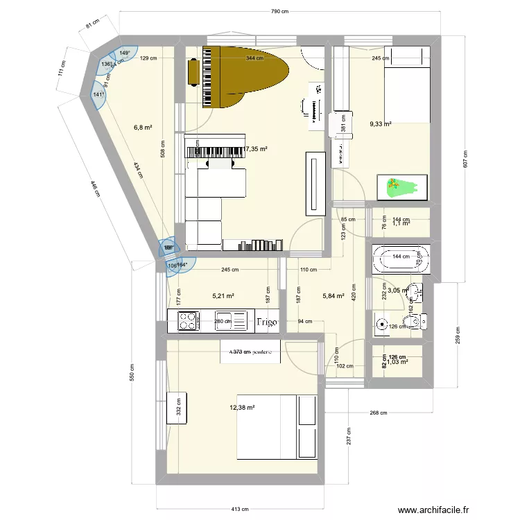 Loreto ZG 6. Plan de 