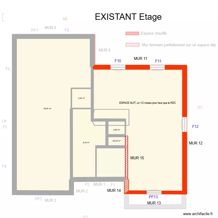 ZILLER_ Existant. Plan de ZILLER_ Existant. Plan de