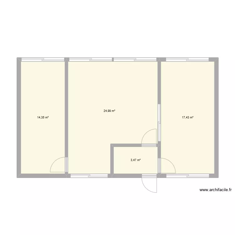Bungalows Syndicats. Plan de 