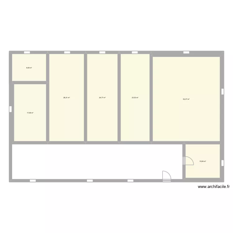 MAISON. Plan de 7 Pièces et 166 m² MAISON. Plan de 7 Pièces et 166 m²