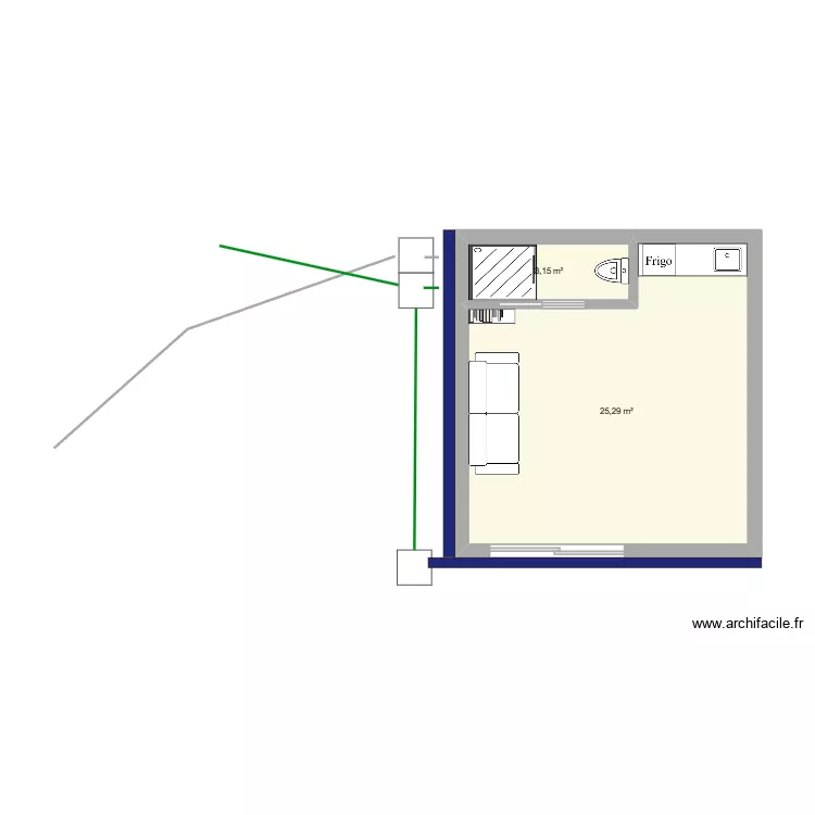CURT GARAGE. Plan de CURT GARAGE. Plan de