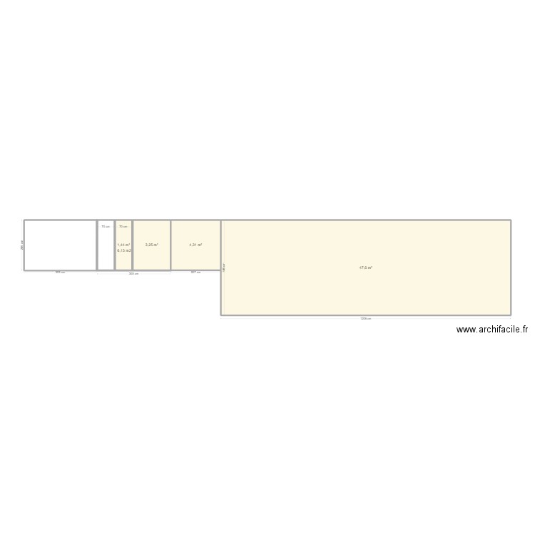 Plan terrasse. Plan de 0 pièce et 0 m2