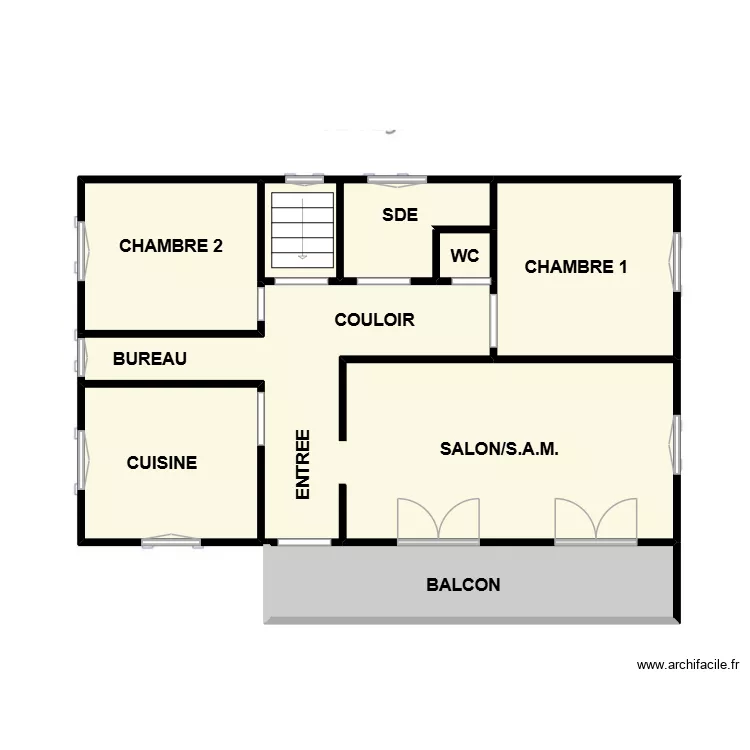 CLAVIER 1ER. Plan de 8 et 68 m² CLAVIER 1ER. Plan de 8 et 68 m²