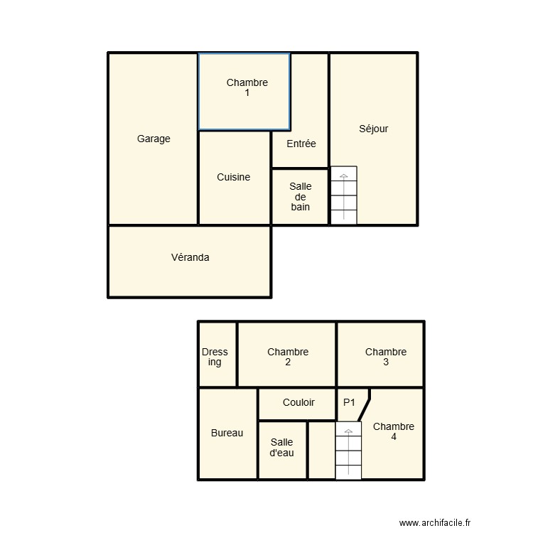 CLOHARS LOZACHMEUR. Plan de 15 pièces et 35 m2