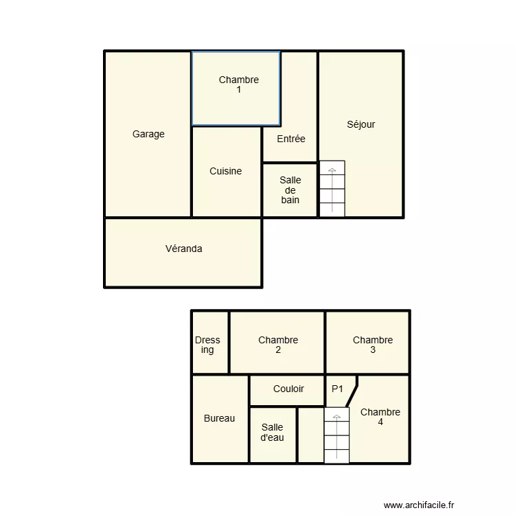 CLOHARS LOZACHMEUR. Plan de 