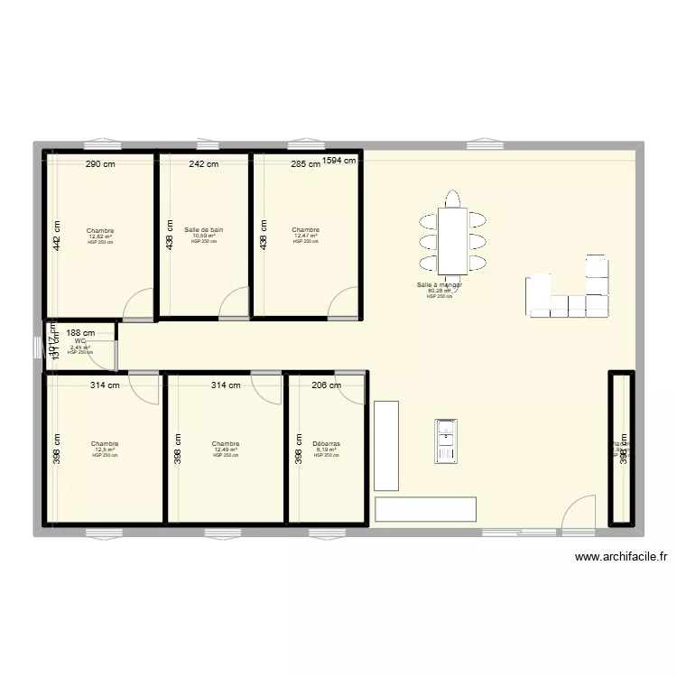 stevens et sandrine. Plan de 