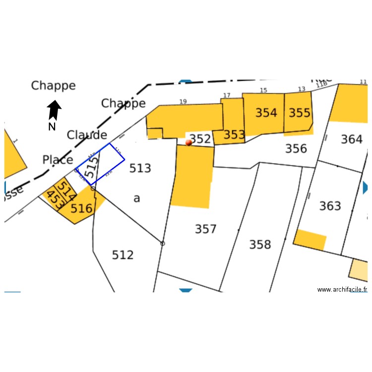 ABRI CADASTRE 1. Plan de 0 pièce et 0 m2