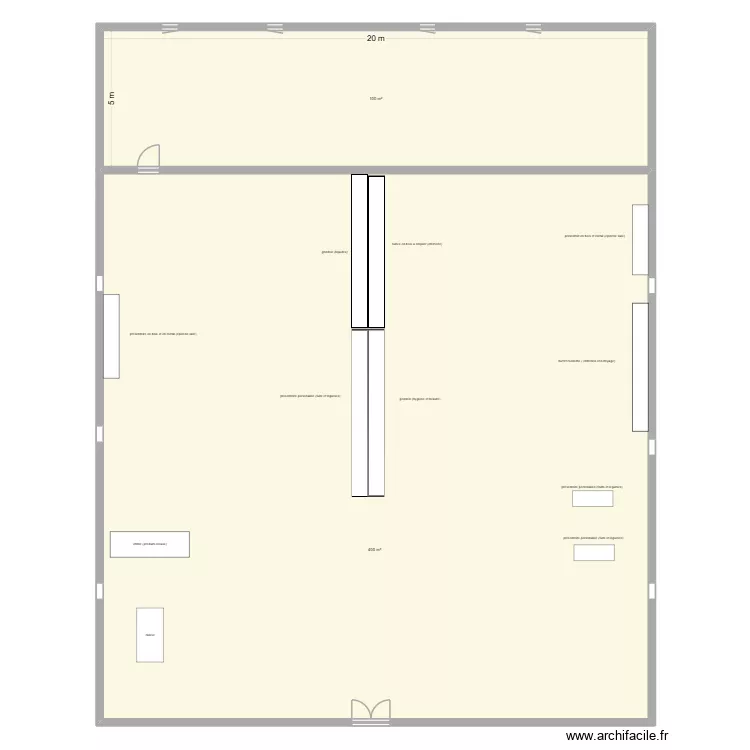 TP ADOC 1. Plan de 2 Pièces et 500 m²