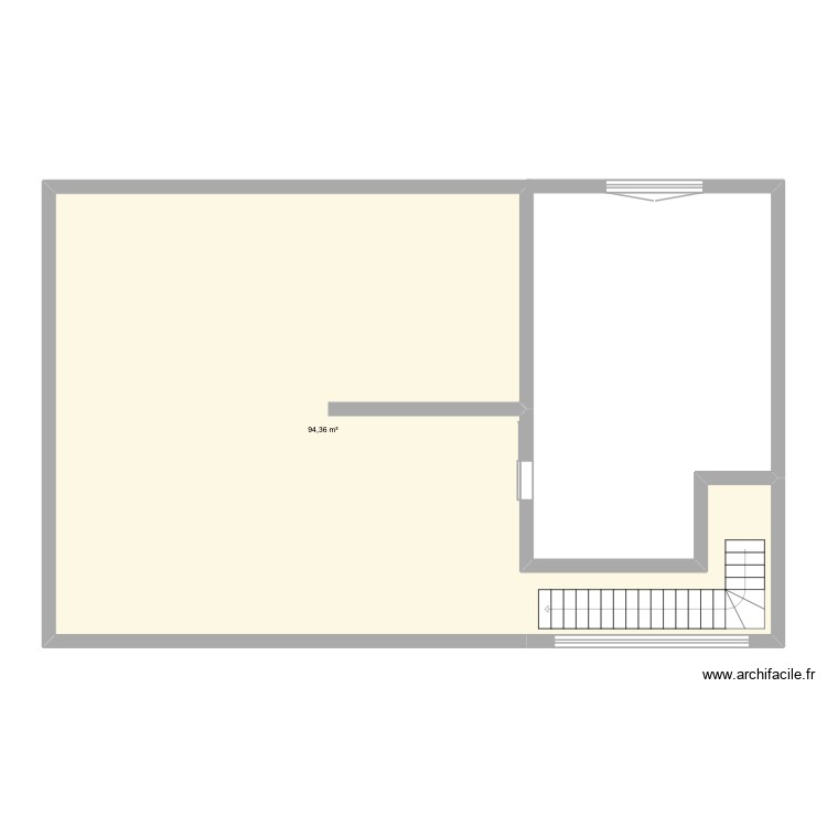 etage. Plan de 0 pièce et 0 m2