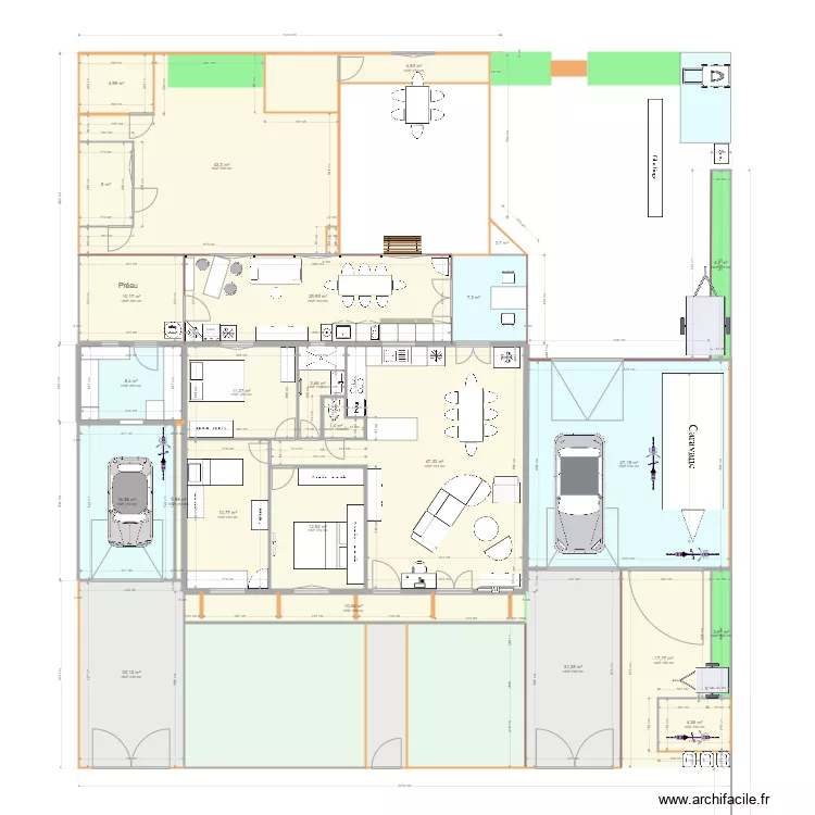 Saint andr&eacute; d&eacute;cembre 2023. Plan de 