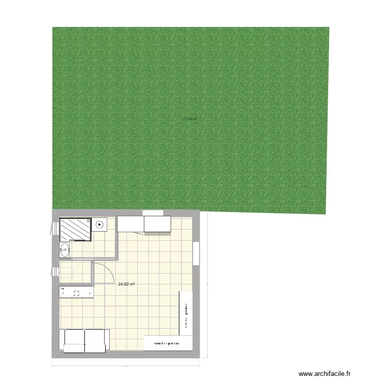 MAISON DEUIL LA BARRE 1. Plan de 1 et 25 m² MAISON DEUIL LA BARRE 1. Plan de 1 et 25 m²